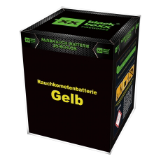 Blackboxx Fireworks Tagesbatterie Rauchkometenbatterie gelb