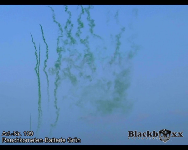 Rauchkometen Batterie, Grün