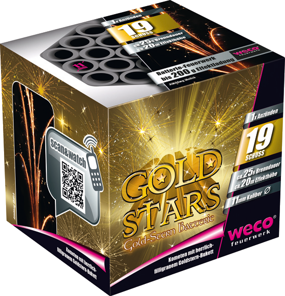 WECO Batterie Gold Stars