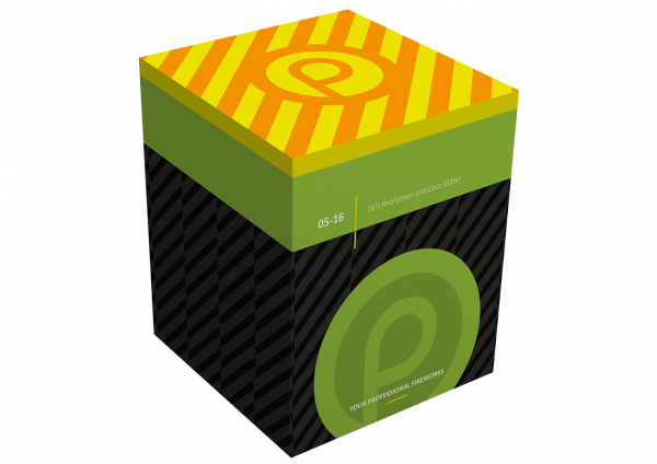 PP5-16 Red/Green and Coco Glitter