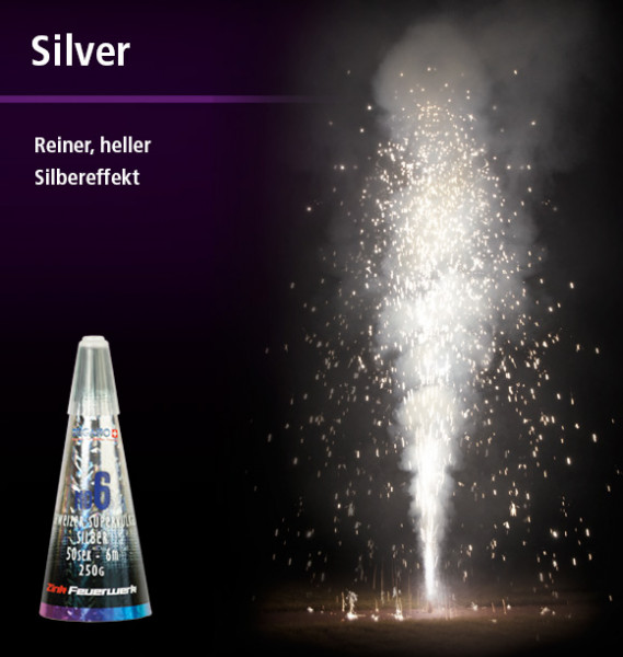 Zink Vulkan silber No.6