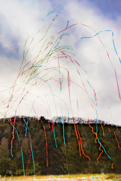 Luftschlangenbatterie Party