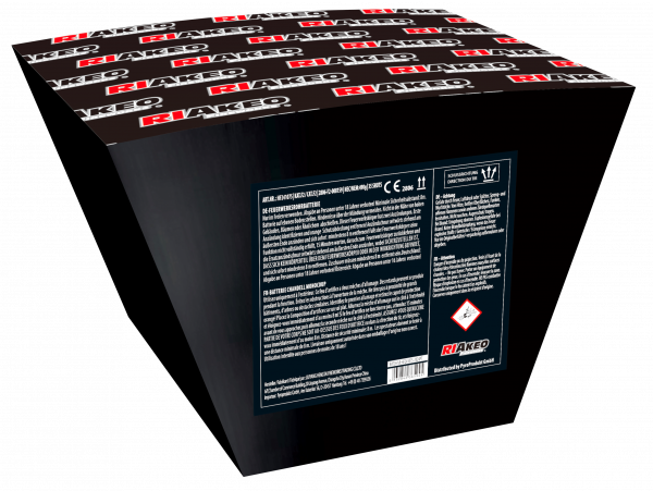 35'S White Strobe with Red Dahlia with Red Strobe Tail + White Strobe Mine