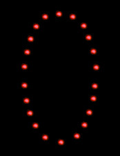 Lichterbilder Zahlen