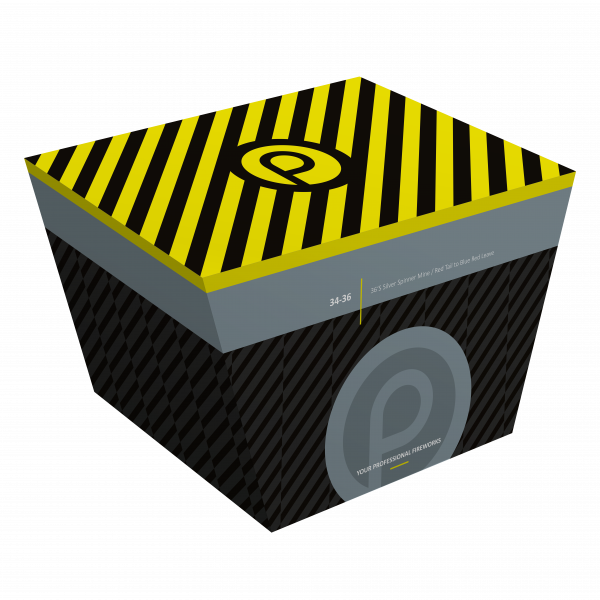 36'S Silver Spinner Mine / Red Tail to blue Red Leave