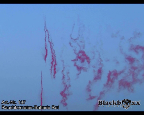 Rauchkometen Batterie, Rot