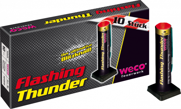 WECO Böller Einzelschuss Flashing Thunder